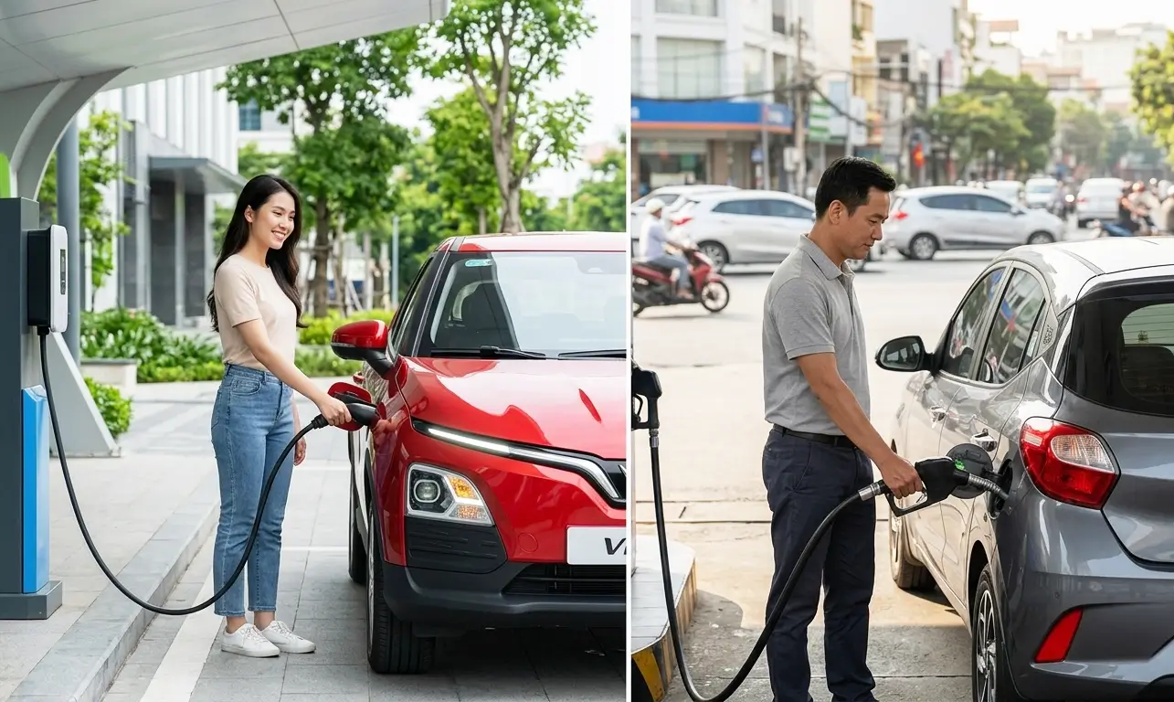 Tầm giá 500 triệu nên mua VinFast VF5 hay xe xăng hạng A